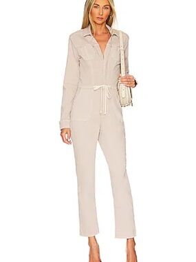 PAIGE Blair Eros Rose Utility Jumpsuit Size 6